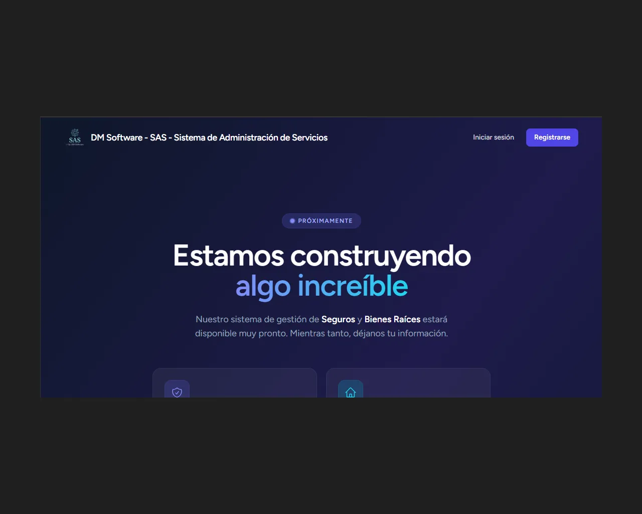 SAS - Sistema de Administración de Servicios